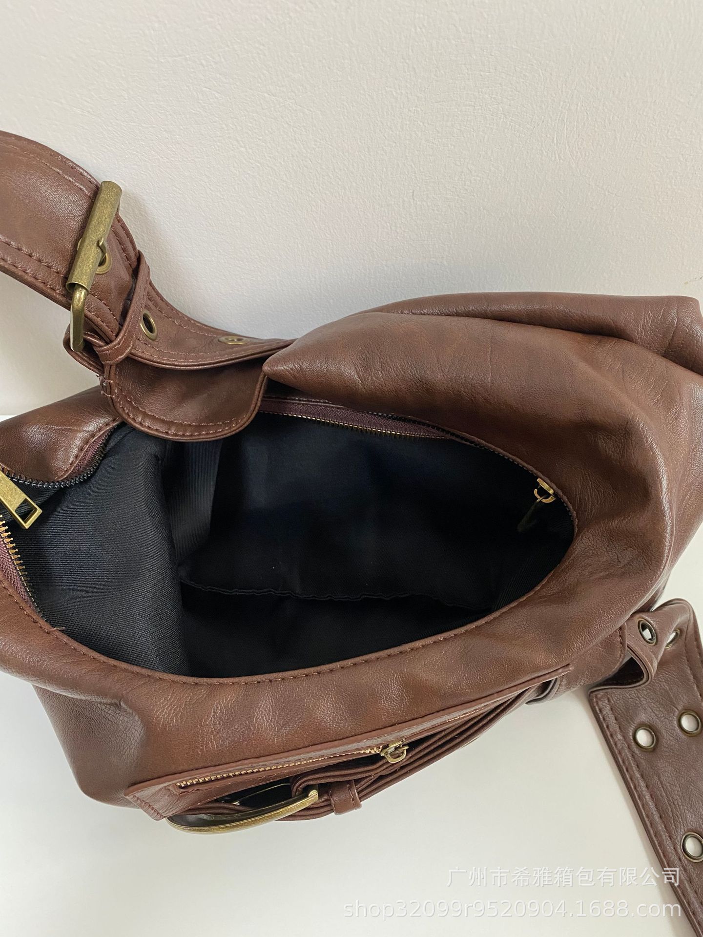 Casual Y2k Bags Fashion Hobo Bags Women Shoulder Leather Punk 