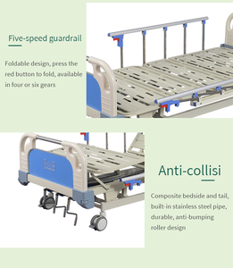 Factory Outlet Manual Three Functions <strong>Hospital</strong> <strong>Bed</strong> 3 Cranks Medical <strong>Bed</strong> Home Care <strong>Bed</strong> For <strong>Hospital</strong> Nursing <strong>Bed</strong> - Product Image 6