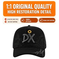 Sombreros Rico de Ala Ancha de Diseñador de Alta Calidad, Originales, Personalizados, de 5 Paneles, de Gamuza, Estilo Béisbol, Modelo 31 El Mago con Diseño Floral de Puerto Rico