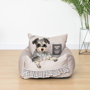 China lujo redondo mascota perro rectángulo <span class=keywords><strong>cama</strong></span> a prueba <span class=keywords><strong>de</strong></span> insectos gato acurrucarse <span class=keywords><strong>cama</strong></span> con ropa <span class=keywords><strong>de</strong></span> <span class=keywords><strong>cama</strong></span> <span class=keywords><strong>para</strong></span> perros pequeños medianos y grandes - Product Image 5