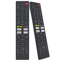 Boîtier de télécommande universelle IR personnalisé pour TV, 70 touches, écran LED, ODM tout-en-un pour le marché japonais