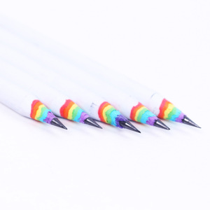 New Eco-Friendly Rainbow Newspaper <b>Pencil</b> in Black Lead Loose Packaging Standard <b>Pencil</b> - Product Image 2