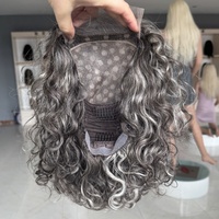 Nouvelle perruque monofilament couleur unie, nouée à la main, avec cuticules alignées, trame ouverte, mono-top, cheveux européens, petites perruques transparentes