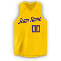Vente chaude Costumes de cosplay personnalisés Maillot de basket-ball avec numéro cousu Respirant Taille plus grande Uniforme de basket-ball 100% polyester