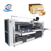 Machine à coudre les cartons semi-automatique haute vitesse Ocean de haute qualité, pour la couture de boîtes en carton ondulé en deux parties