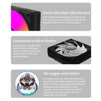 Ventilador RGB de 90 mm para PC, Personalizable con su Logotipo, Precio de Fábrica LOVINGCOOL, Enfriador de CPU PWM de 9 cm