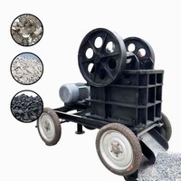 Petit concasseur mobile à marteaux, prix du concasseur d'or pour l'exploitation minière, usine de concassage de roche portable à mâchoires