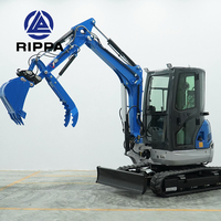 Accessoires gratuits! Vente d'usine en Chine 3 tonnes 3.5 tonnes Mini pelle