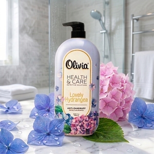 Hydrangea Love Moisturizing <b>Shampoo</b> with Glycerin and Conditioning Agents for Soft and Manageable Hair 950 ml Olivia - Product Image 1