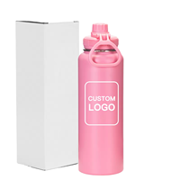 Mug isotherme personnalisé de haute qualité en acier inoxydable à double paroi de 24 oz, sans BPA, anti-fuite, pour la rentrée scolaire, maintien au chaud 12-24h
