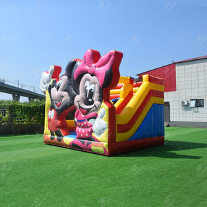 Glissière gonflable extérieure pleine d'entrain <span class=keywords><strong>de</strong></span> château <span class=keywords><strong>de</strong></span> Mickey <span class=keywords><strong>Minnie</strong></span> Mouse <span class=keywords><strong>de</strong></span> prix usine - Product Image 1