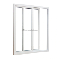 Ventana Corredera de PVC con Marco Delgado Moderno AOSTTER, con Vista Panorámica, Ventana de Vinilo de Ahorro Energético
