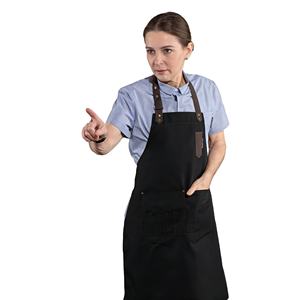 Delantal Ajustable de Sastre/<span class=keywords><strong>Chef</strong></span> con Múltiples Bolsillos, Resistente al Lavado, de Alta Calidad, Polialgodón, Negro, Unisex, para Restaurante y Cocina - Product Image 3