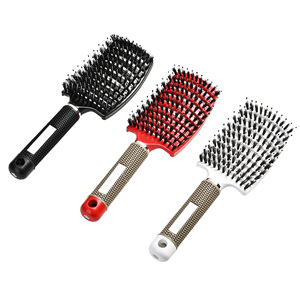 Brosse à cheveux démêlante pour femmes, peigne humide, brosse à cheveux professionnelle, peigne de massage, brosse pour coiffeur, outils de coiffure - Product Image 1