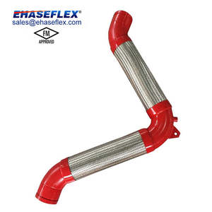 Conector flexible de movimiento multidireccional de bucle de fuego V-Flex de acero inoxidable aprobado por FM para válvulas de tuberías - Product Image 3