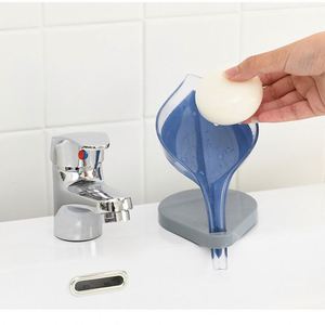 Leaf Shape Box Soap Dish Storage Plate <b>Tray</b> Holder Case Supplies Bathroom Gadgets - Product Image 5