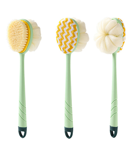<b>Back</b> Brush Long Handle Shower <b>Scrubber</b> Cleaning Brush <b>Back</b> <b>Scrubber</b> for Cleaning Body Exfoliator Massage Bath Brushes - Product Image 2