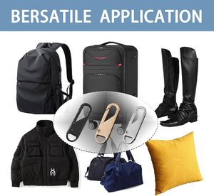 Deoward <b>Zipper</b> Pull PCS <b>Replacement</b> Metal <b>Zipper</b> Handle Mend Fixer <b>Zipper</b> Tab For Luggage Suitcases Backpacks Jackets Purses Han - Product Image 3