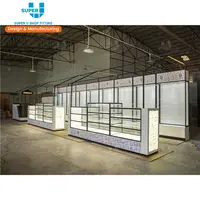 Стеклянная витрина на заказ, витрина для коммерческих и розничных магазинов, шкаф для мебели от китайских производителей, витрина с дизайном полок