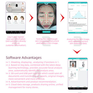 Miroir Magique Intelligent, Analyseur de Peau 3D, Appareil de Détection de la Peau Numérique à Intelligence Artificielle, Analyseur de Peau - Product Image 6