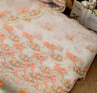 Printemps qualité nœud maille broderie dentelle bricolage fait à la main bébé vêtements décoration accessoires