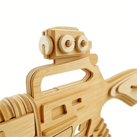 Produk Terlaris 2025 Model Senjata Militer Simulasi Mainan Edukasi Buatan Tangan Puzzle Kayu 3D
