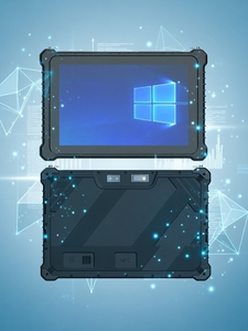Tablet PC Robusta con <span class=keywords><strong>Windows</strong></span> de <span class=keywords><strong>10</strong></span>.1 Pulgadas, CPU I5, 16G+256G, Pantalla FHD, Wifi6, Cámaras Duales, RJ45/RS232 Opcional, NFC, Escáner de Código de Barras 2D, VESA - Product Image 1