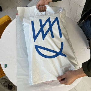 Logo personnalisé, biodégradable, recyclable, pour sacs avec fermeture autocollante, pour chaussures et vêtements, chaussettes, couleurs personnalisées disponibles - Product Image 6