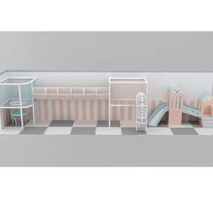 Équipement de terrain de jeux intérieur commercial de haute qualité, personnalisé sur le thème rose, pour enfants et aire de jeux pour enfants. - Product Image 2