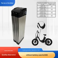 Boîtier de batterie ALX036 SILVERFISH personnalisé 36V 21700 vide pour vélo électrique, vente en gros OEM