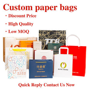 Bolsas de regalo de Boutique de papel de Arte de lujo pequeño personalizado KM embalaje de joyería de cartón laminado para relojes certificado FSC - Product Image 5