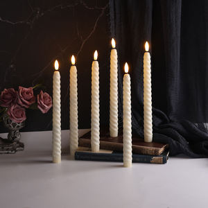 <span class=keywords><strong>Bougie</strong></span> chauffe-plat <span class=keywords><strong>LED</strong></span> en <span class=keywords><strong>plastique</strong></span> 3D Mermei, <span class=keywords><strong>bougie</strong></span> chauffe-plat <span class=keywords><strong>LED</strong></span> en <span class=keywords><strong>plastique</strong></span> 3D, couleur ivoire, pour la décoration de la maison - Product Image 3