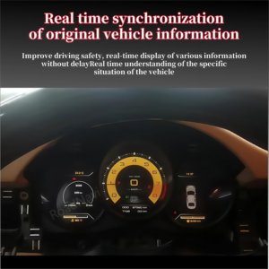 RoadNavi 12.3 pouces groupe numérique de voiture pour <span class=keywords><strong>Porsche</strong></span> Macan Boxster <span class=keywords><strong>718</strong></span> 2011-2016 compteur de vitesse automatique tableau de bord LCD - Product Image 6