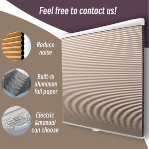 ظلال لاسلكية آلية من الأعلى إلى الأسفل قماش خلوي من الأعلى - Product Image 3