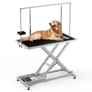 Fournitures de <span class=keywords><strong>salon</strong></span> de toilettage pour animaux de compagnie Table de beauté pour animaux de compagnie avec une capacité de 120kg pour chien de taille moyenne Table de toilettage pour chiens XL - Product Image 1