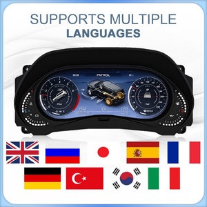 Navihua 12.3" LCD Dashboard Digital Cluster <b>for</b> Nissan Patrol Y62 2008-2022 Auto Instrument Panel Tachometer - Product Image 6