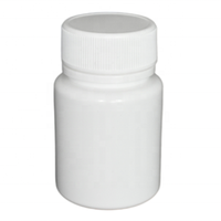Bouteille pharmaceutique en plastique HDPE de 40ml pour pilules/capsules/comprimés ou emballage de vitamines Bouteille médicale solide orale de haute qualité