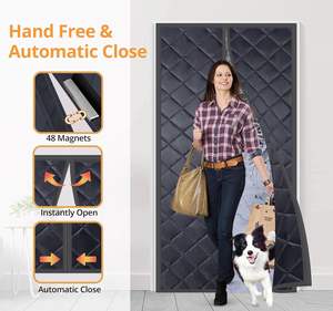 Mosquiteras de Tela Oxford de Poliéster Anti-Insectos, Venta al por Mayor de Fábrica, <span class=keywords><strong>Cortinas</strong></span> Magnéticas con Varillas, Lavables e Impermeables, para Dormitorio y Cocina - Product Image 4