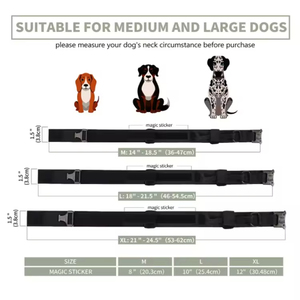 Collar de Perro de Nailon y Algodón de Alta Calidad, Resistente al Desgaste, Personalizable, Ajustable, Collar Táctico para Entrenamiento de Perros al Aire Libre - Product Image 3