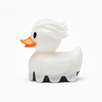 Halloween Canard Fantôme Personnalisé En Vrac Imprimé PVC En Caoutchouc Style Canard Baignoire Jouets De Bain avec Motifs Conçus