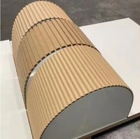 Vente en gros E1 1220*2440mm panneau mural flexible en MDF uni sculpté en 3D pour la décoration