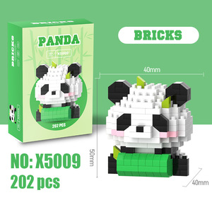 Set de Construcción de Panda Adorable, Bloques de Animales de Partículas DIY para Construcción Manual, Bloques de Construcción de Modelos, Juguete de Ensamblaje Educativo - Product Image 5