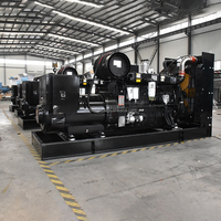 Groupe électrogène diesel 300 kW 375 kVA, type ouvert, triphasé, 50 Hz/60 Hz, station d'alimentation industrielle, ATS, super silencieux, pour l'exploitation minière et les grands projets