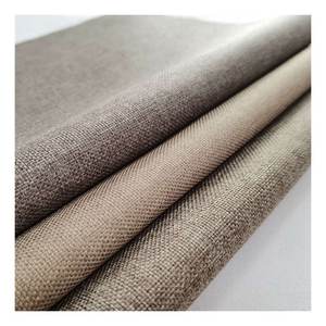 Tissu de rideau occultant de haute qualité à 3 passages, aspect lin de luxe, revêtement pour salon - Product Image 1