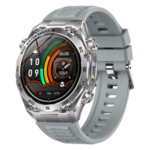 Direct Factory AK105 <b>Smart</b> Watch 1.53" 1000mAh Big Battery IP68 Waterproof UV Light LED Flashlight BT Call Fitness Tracker <b>Pad</b> - Product Image 3