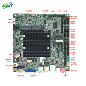 ELSKY motherboard industri tanpa kipas untuk komputer M612F dengan CPU Celeron Pentium Elkhart danau J/N seri mainboard untuk pc