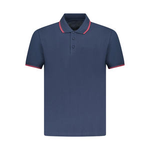 Polo de Verano para Hombre, Manga Corta, 100% Poliéster, Camiseta de Golf y Tenis, Absorbente de Humedad, Tejido de Punto Liso Teñido - Product Image 1