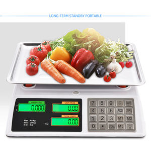 डिजिटल मूल्य निर्धारण कंप्यूटिंग पैमाने 30kg/40kg गिनती वजन पैमाने डिजिटल तालिका पैमाने गणना वजन और PriceSteel बटन - Product Image 2