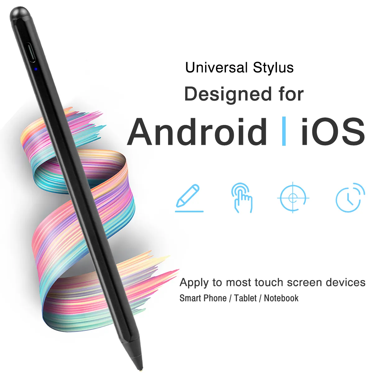 Universal Mobile Smartphone Tablet Smart Active Touch Pen For Android Xiaomi Pad 5 Pencil Stylus Pen For Ipad