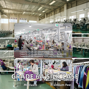 Sang Trọng Lụa Trắng Món Quà Thiết Lập 6A 100% Dâu Tùy Chỉnh Lụa Gối Mắt Mặt Nạ Tóc Scrunchies Lụa Ngủ Mặt Nạ Bộ Quà Tặng - Product Image 6